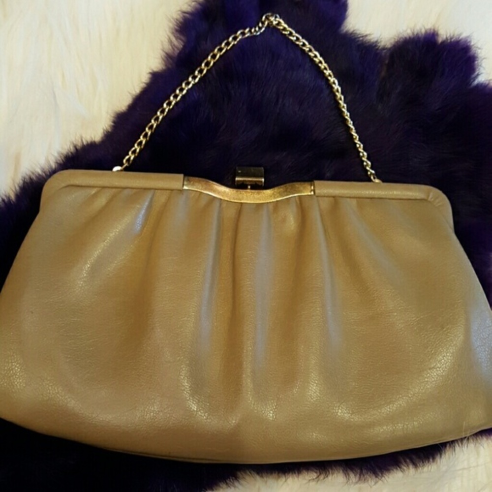 ANDE‎ VINTAGE TAN PURSE